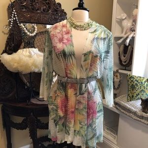 CalStyle NWT - 2X Tropical Topper Jacket